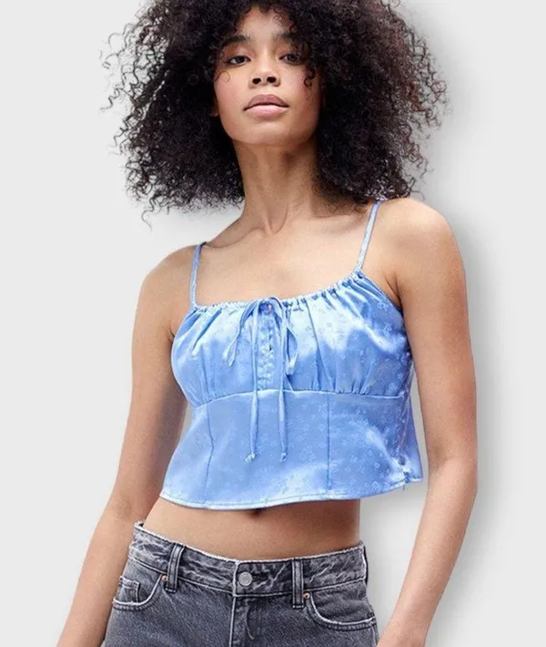 Blue LA Hearts Jacquard Tank Top From PacSun - Image 5