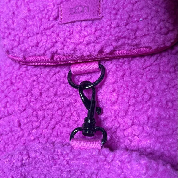 NWT UGG Inara Medium Faux-Sherpa Backpack UGGfluff Fuchsia Pink - Image 11