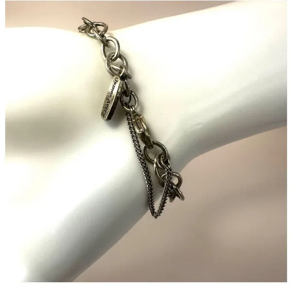 James Avery Sterling silver A monogram bracelet - Image 11