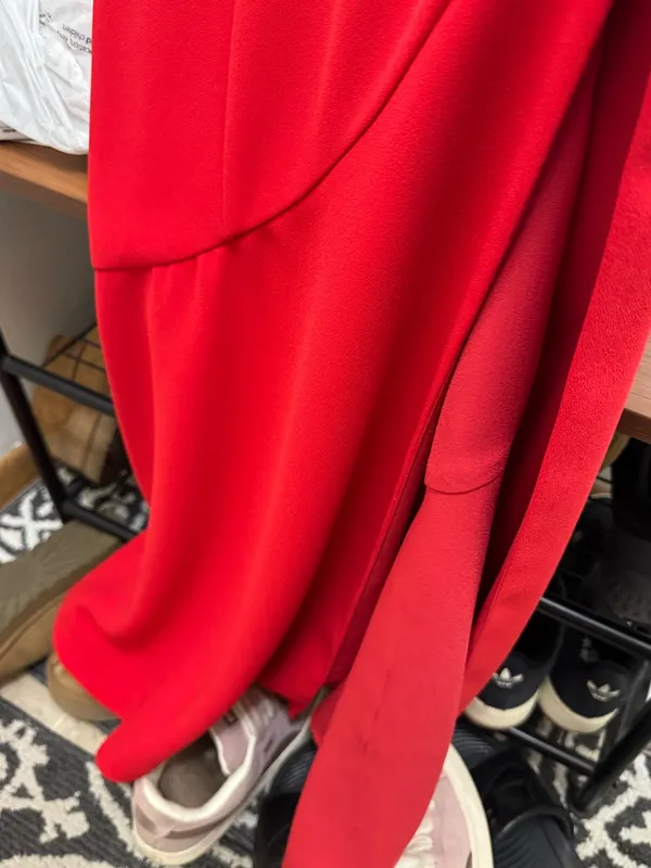 NBD Revolve Dress RED slit - Image 2