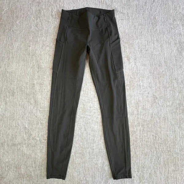 Lululemon Speed Up Tight Women 6 Legging‎ Full On Luxtreme Olive High Rise Yoga - Image 3
