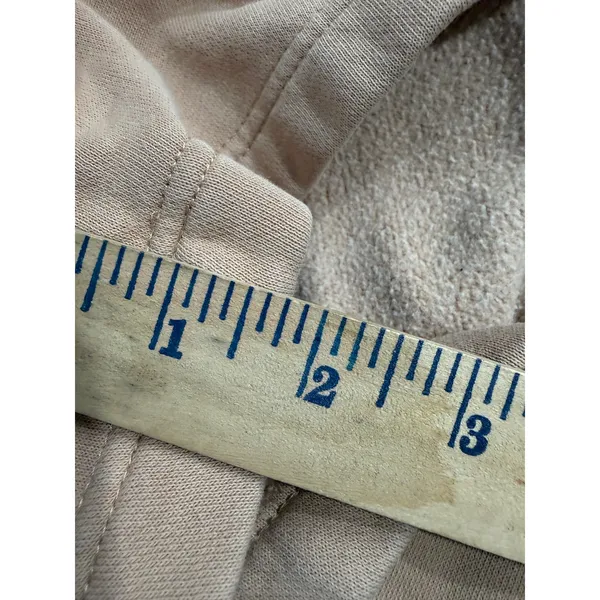 Nike Sportswear Phoenix Fleece High Rise Shorts Tan Beige Womens Small 4015 - Image 5