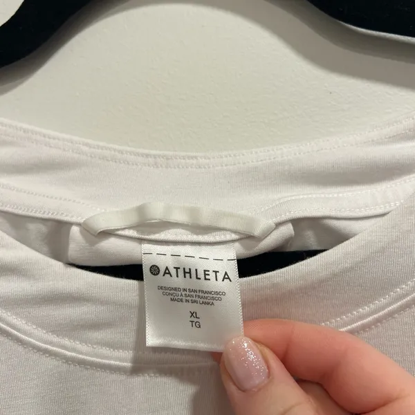 Classic Athleta White Women's Top - Image 2