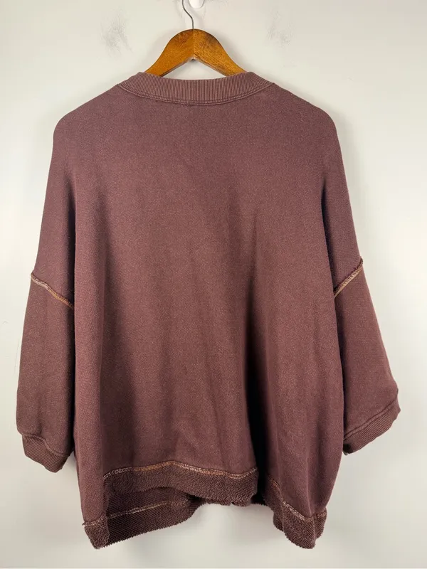 Free People Matilda Cardigan Chocolate size XL - Image 7