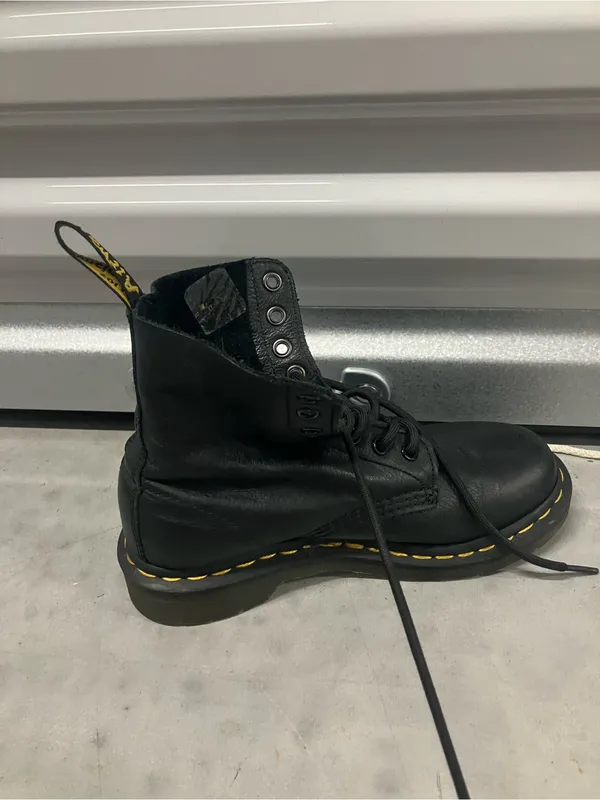 Dr. Martens Pascal Black Leather Lace-Up Boots - Image 4