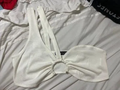 Cropped Top White - Image 3
