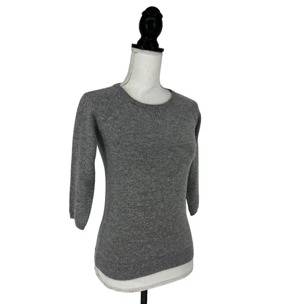 PURE Collection Cashmere Pullover 3/4‎ Sleeve Sweater - Image 7
