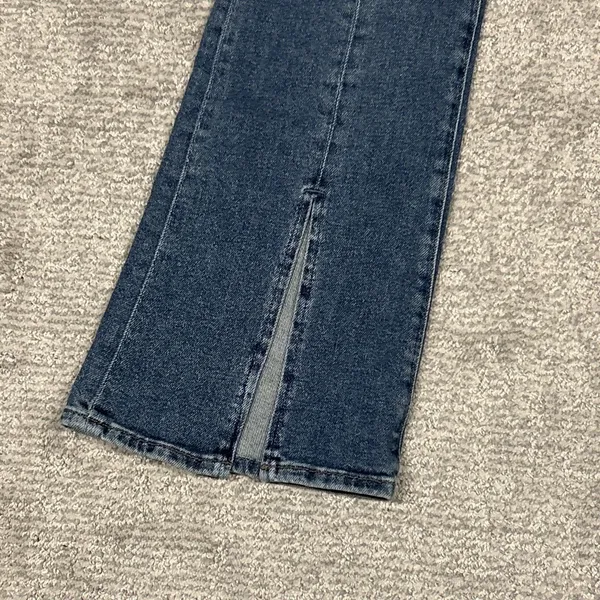 Seven 7 For All Mankind Bootcut Jeans Women 30 Med Wash Stretch Split Hem - Image 7