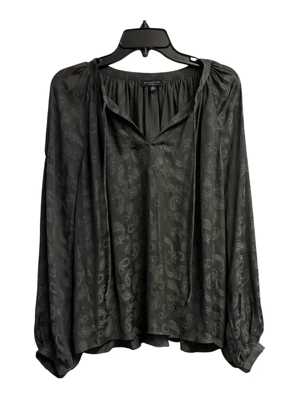 Current Air Anthropologie Floral Balloon Sleeve Blouse Size Large - Image 2