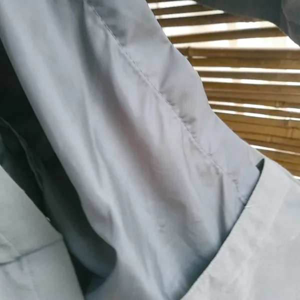 New York Harbor 12 Gray Trench Coat - Image 2