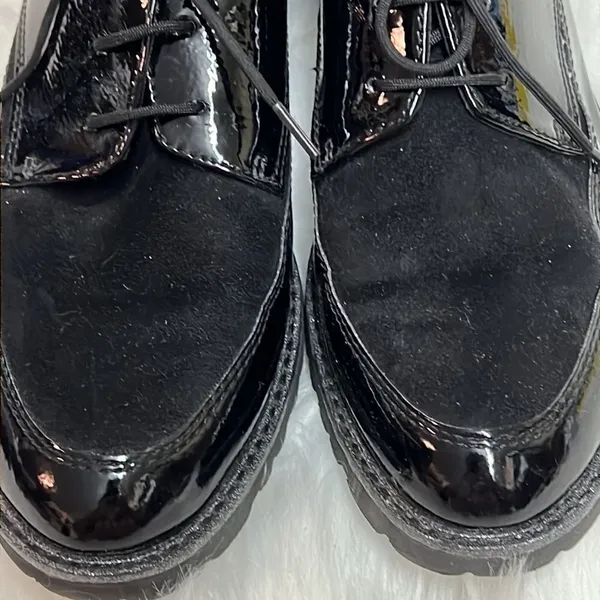 Tamaris patent leather shoes sz 38 D19‎ - Image 7