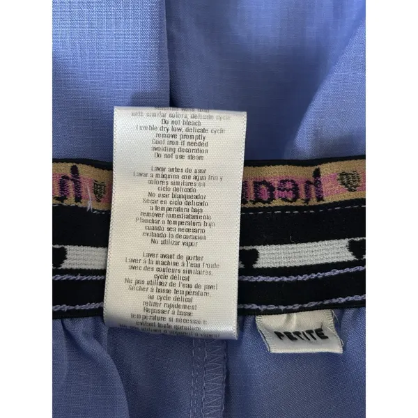 Heart Soul Size 2X Petite Scrub Pants Elastic Waistband & Pockets Ceil Blue - Image 8