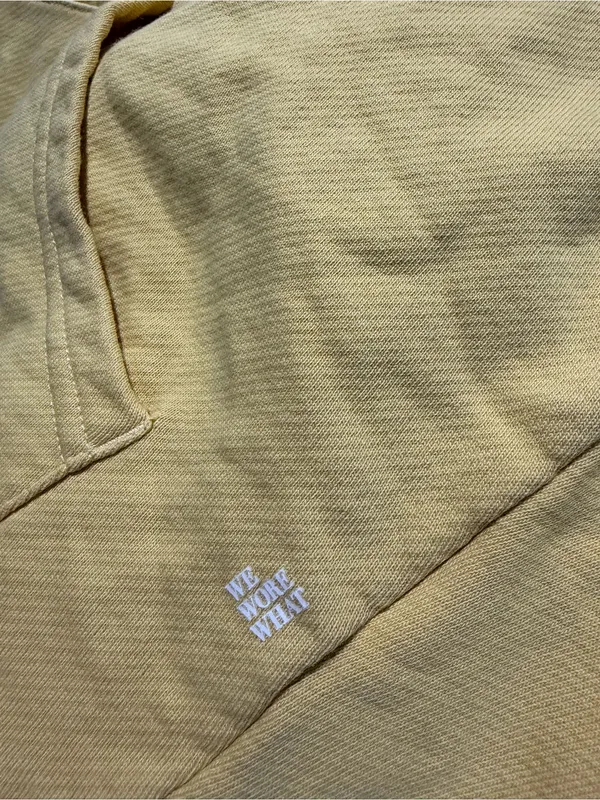 Weworewhat Yellow Hooded Sweatshirt cotton XS - Image 8