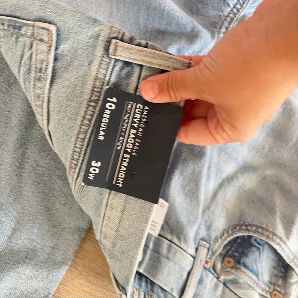 American Eagle Curvy Baggy Straight Jean - Image 2