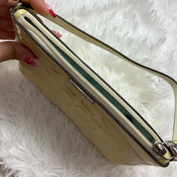 COACH Patent Leather Signature Wristlet - Image 6