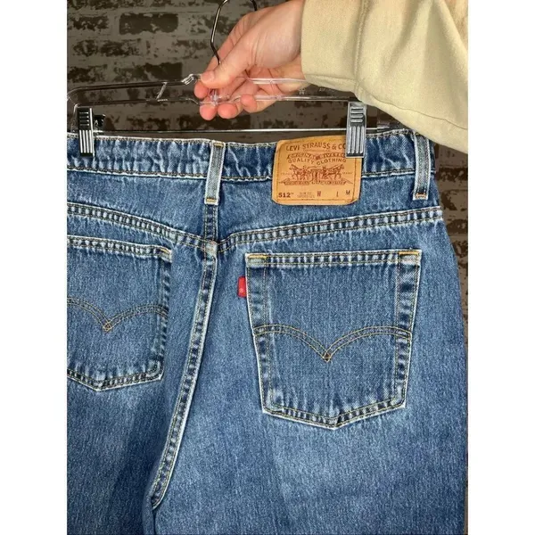 Levis | women vintage 512 slim fit tapered denim jeans - Image 2
