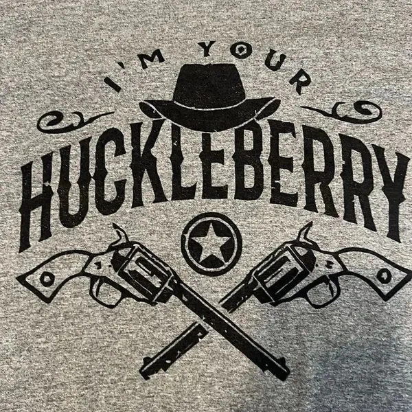 NWOT Tombstone “I’m your Huckleberry” women’s size M short sleeve T-shirt - Image 3