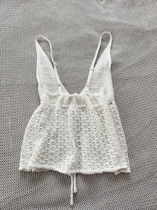 NWT Cotton On White Tie Tank - Image 2