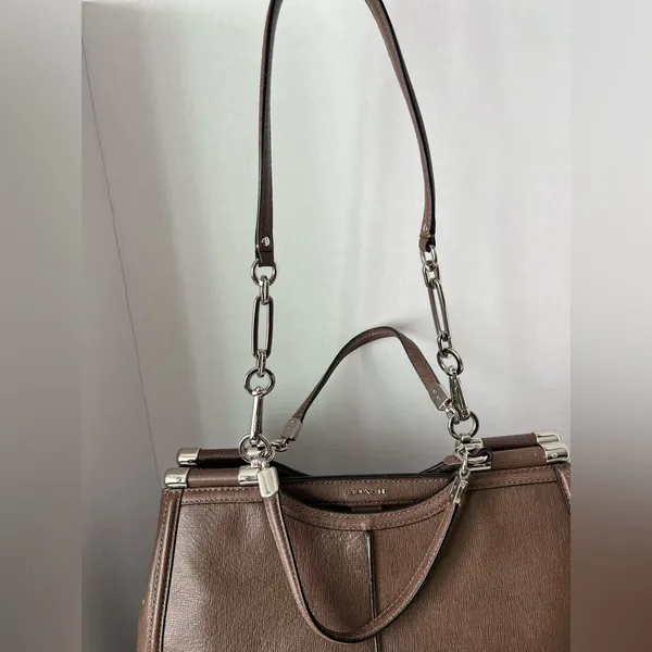 Coach Brown Leather Women's Bag - Image 4