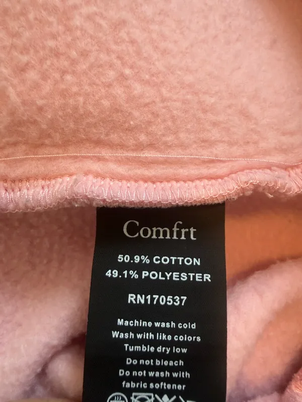 Comfrt Love Straight Leg Sweatpants Petal Pink Sz S - Image 5