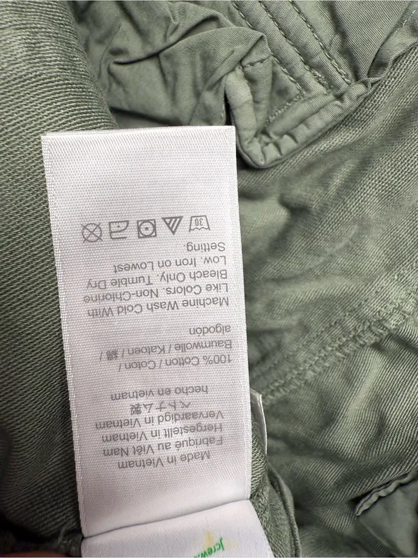 J.Crew women's Large  Olive green Drawstring Utility Pants - Image 6