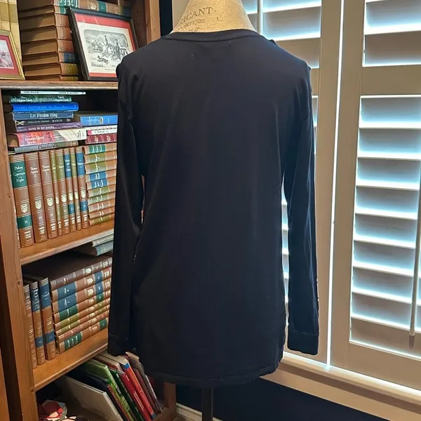 Ralph Lauren Women's Black Long Sleeve Top - Image 3