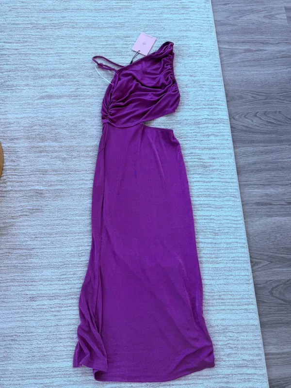 Hello Molly Purple Midi Dress - Image 5