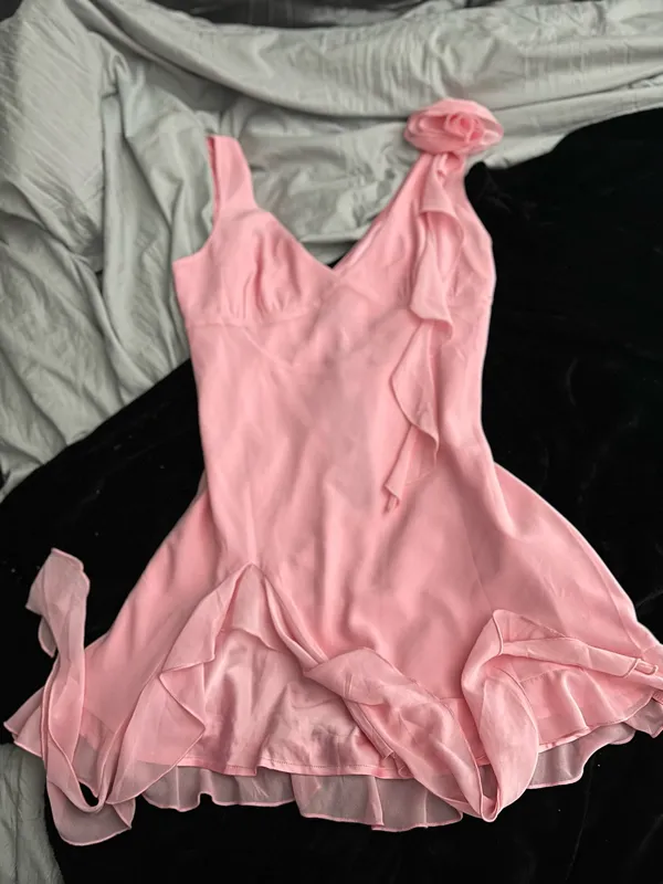 White Fox Boutique Mini Pink Dress - Image 2