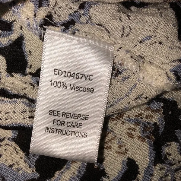 En creme large boho floral romantic tunic/dress - Image 8