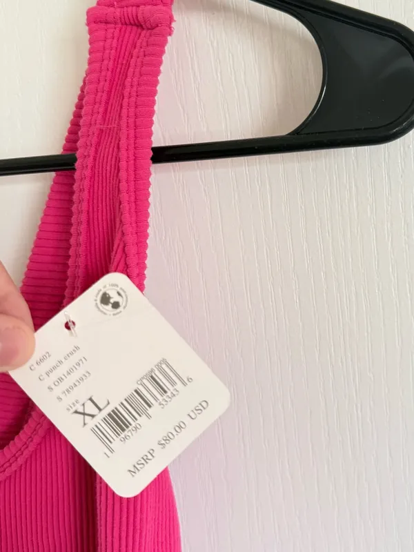 Free People Movement NEW Free Throw Onesie in Hot Pink - Image 5