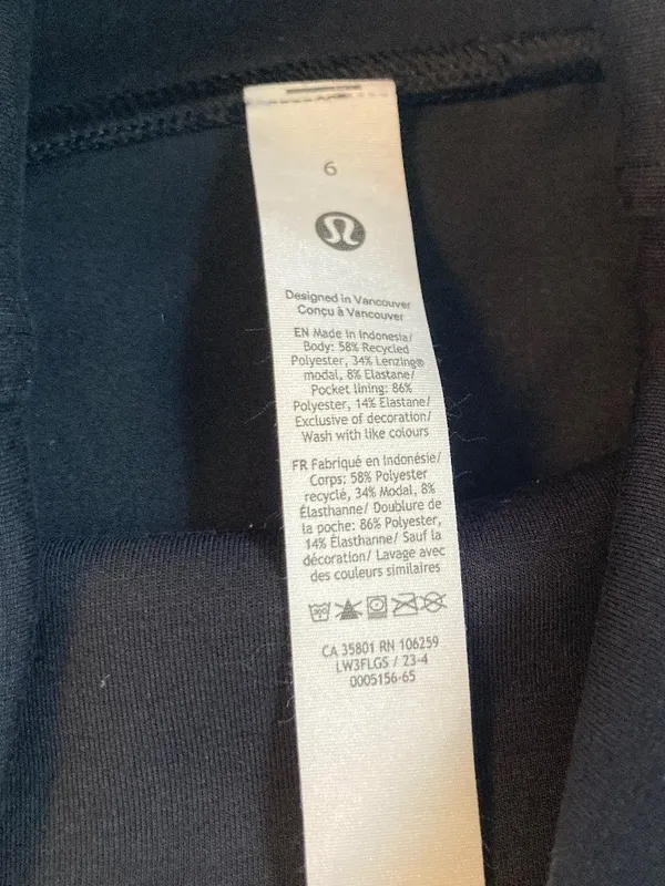 Lululemon Modal Blend Turtleneck Tunic Womens 6 Black Athleisure Minimal Relaxed - Image 5