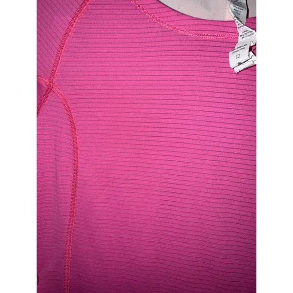 Lululemon 2‎ Silver Lining SS Shirt Pinkelicious Parfait Pink Silverescent - Image 3