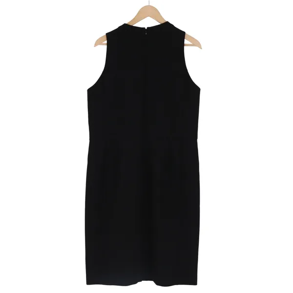LOFT Dress Women 14 Sheath Black Keyhole Sleeveless Stretch Excellent - Image 4