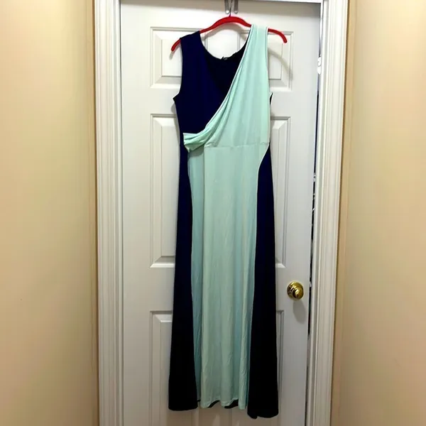 NWOT Du Jour Medium Teal and Blue Maxi Dress - Image 2