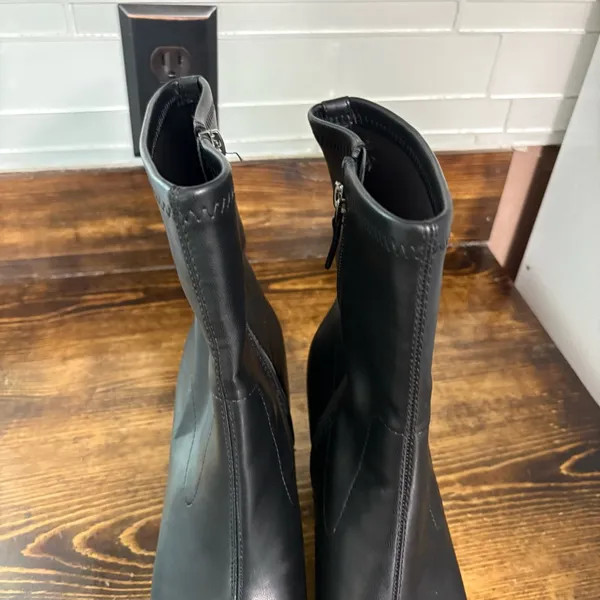 Aerosoles Cinnamon Black Mid Calf‎ Boots Size 9.5 - Image 5