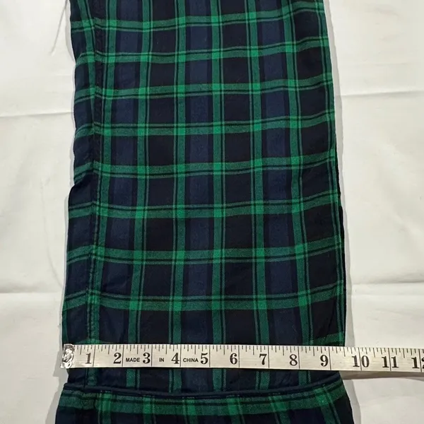 J Crew Women Pajamas Green Black -‎ Size S. - Image 10
