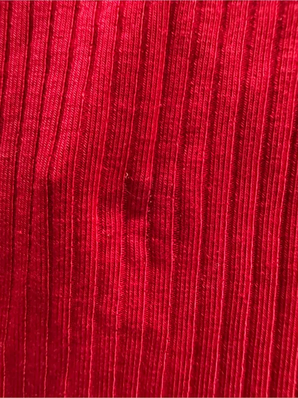Reformation Carla red ribbed Sleeveless Square-Neck Tank Top, size S Made in USA - Image 16