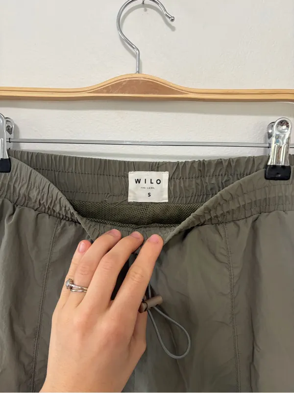 Wilo Green Parachute Jogger Pants - Image 4