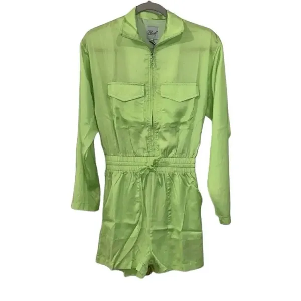 Plush Revolve Green Romper(Size XS) - Image 2