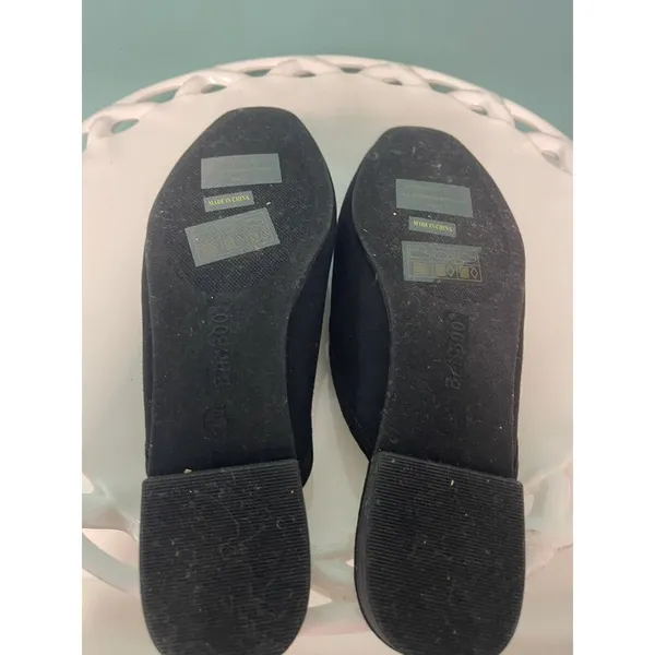 Women's Bamboo Black Print Sequence Size 5.5‎ New S-314 - Image 6