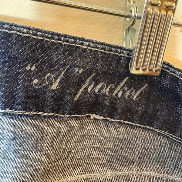 7 For All‎ Mankind "A" Pocket Bootcut Jeans Dark Wash Y2K Size 29 - Image 7