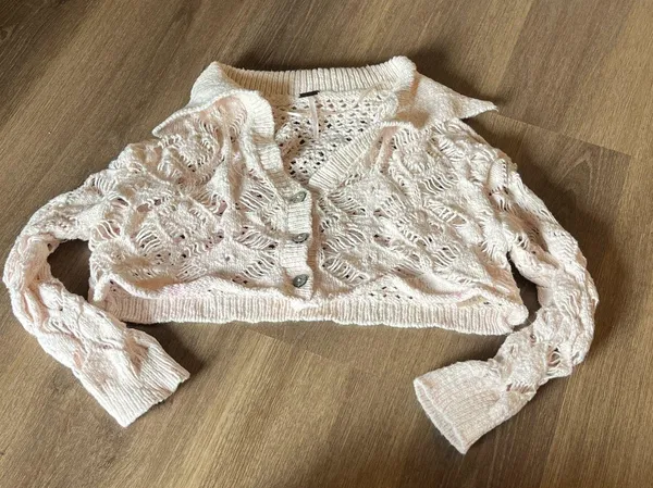 Free People Cropped Sweater Knit - Image 3