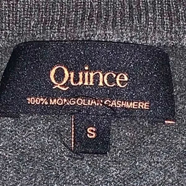 Quince Cashmere Sweater Women Small Gray Crewneck Mongolian Quiet Luxury - Image 2