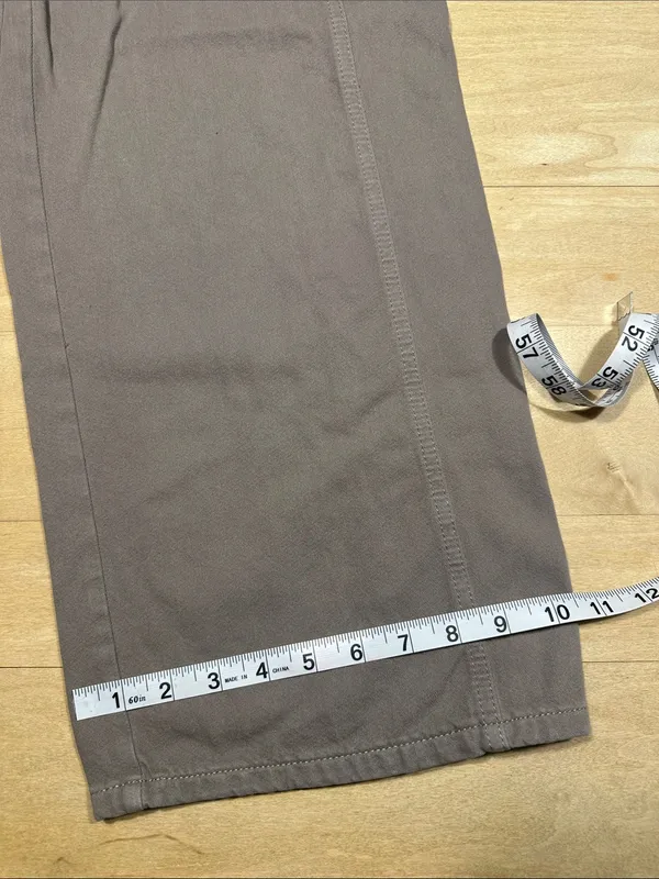 Eileen Fisher Garment-Dyed Utility Organic Cotton Cargo Pant Sz XS - Image 14