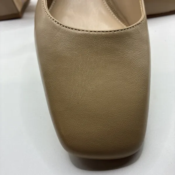Sam Edelman Women’s Terra Slingback Block Heel Pumps Tan Square Toe 9.5 New - Image 6