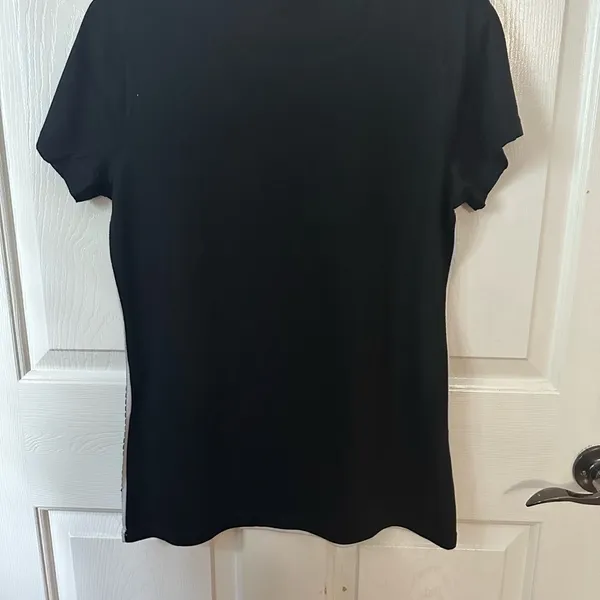 Coca Cola Black and Silver Sequin Short Sleeve Tee - Image 5
