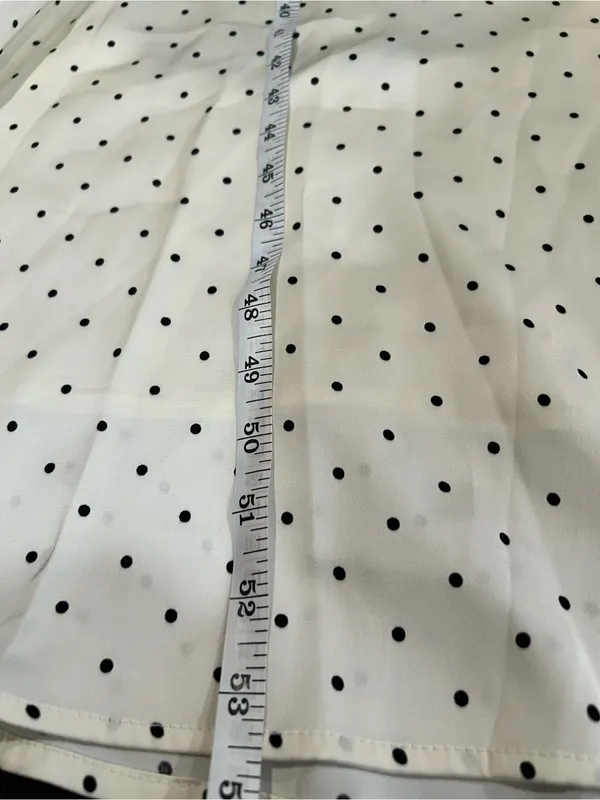 CoMMENSE Polka Dot Lace Trim Maxi Dress, size medium NWT Satin Sold out - Image 8