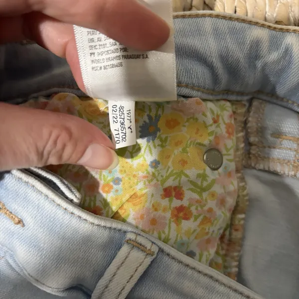 American Eagle Floral Pocket Short Shorts next level stretch Size 10‎ Festival - Image 9