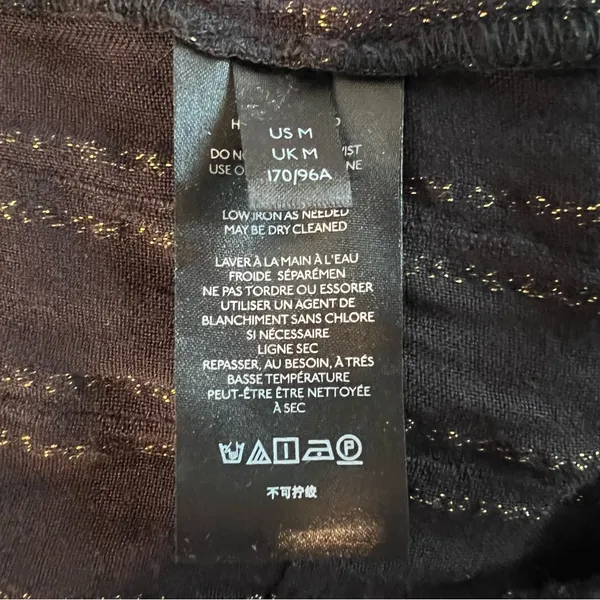 Anthropologie Black and Gold Tunic Top - Image 6