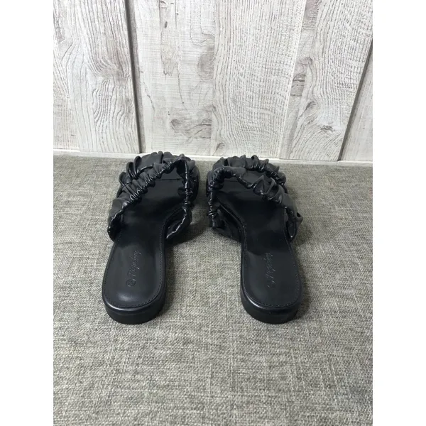 Piepiebuy Womens Sandals Size 9.5 Open Toe Flat Slide On Summer Office Beach - Image 3